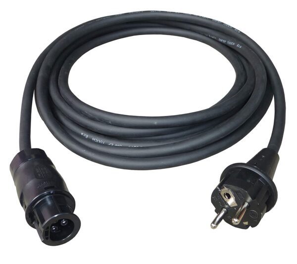 5m connection cable for balcony power plants with Schuko plug
